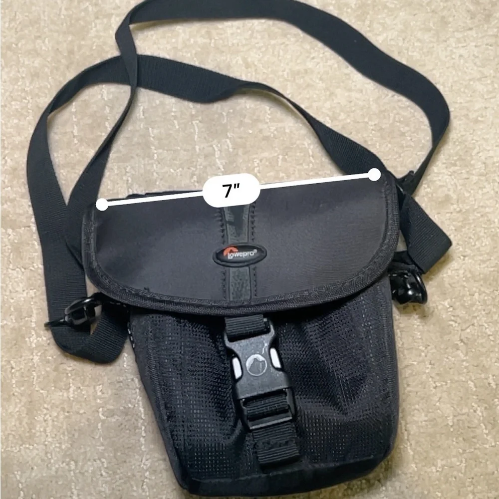 Lowepro black camera storage shoulder bag